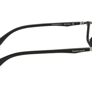 Side profile of Fastrack black rectangle unisex blue filter computer glasses – Nusrat Opticals Anna Nagar Madurai