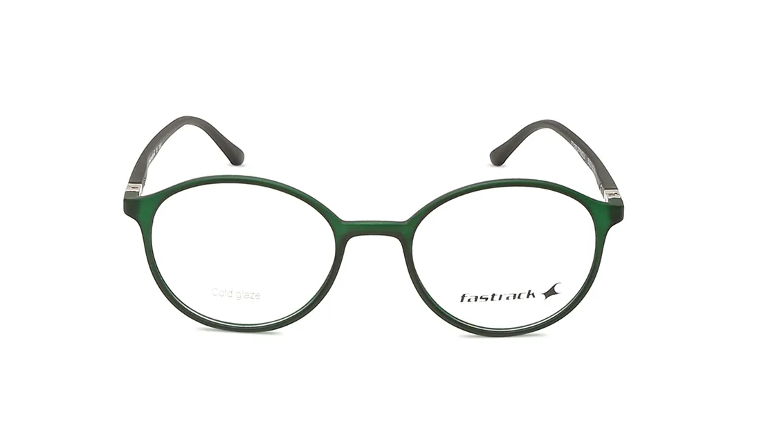 Fastrack Green Round Computer Glasses for Men and Women 1