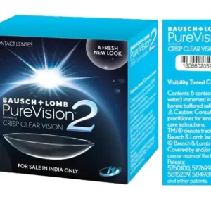 Monthly Disposable Pure Vision 2 By Bausch and Lomb - 6 lens per Box